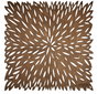 Hermia Pointy - Walnut Juego de 6 Salvamanteles de Madera de 36 x 36 cm